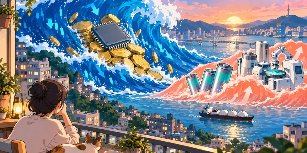 2026년 10월 8일 마감 시황: 삼성전자 107조 실적에도 파란불이라니