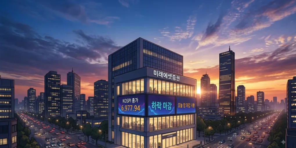 2026년 8월 18일 마감 시황: 연휴 복귀 후 첫 거래일, 7,000선 벽 맞닥뜨린 코스피와 소부장 차별화